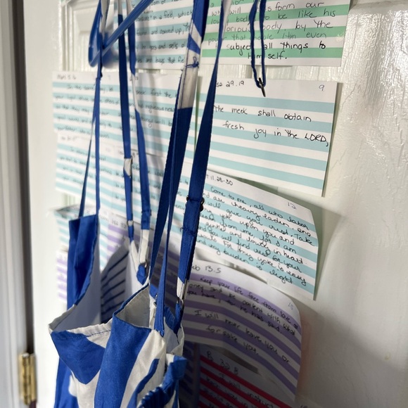 Anthropologie Blue and White Dress - Picture 6 of 6